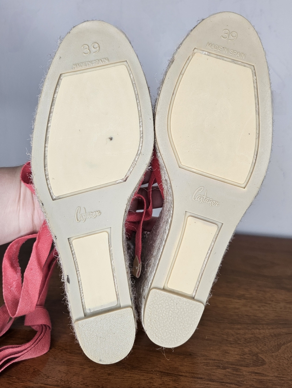 Castañer Carina Canvas Espadrille Wedges - Picture 9 of 10